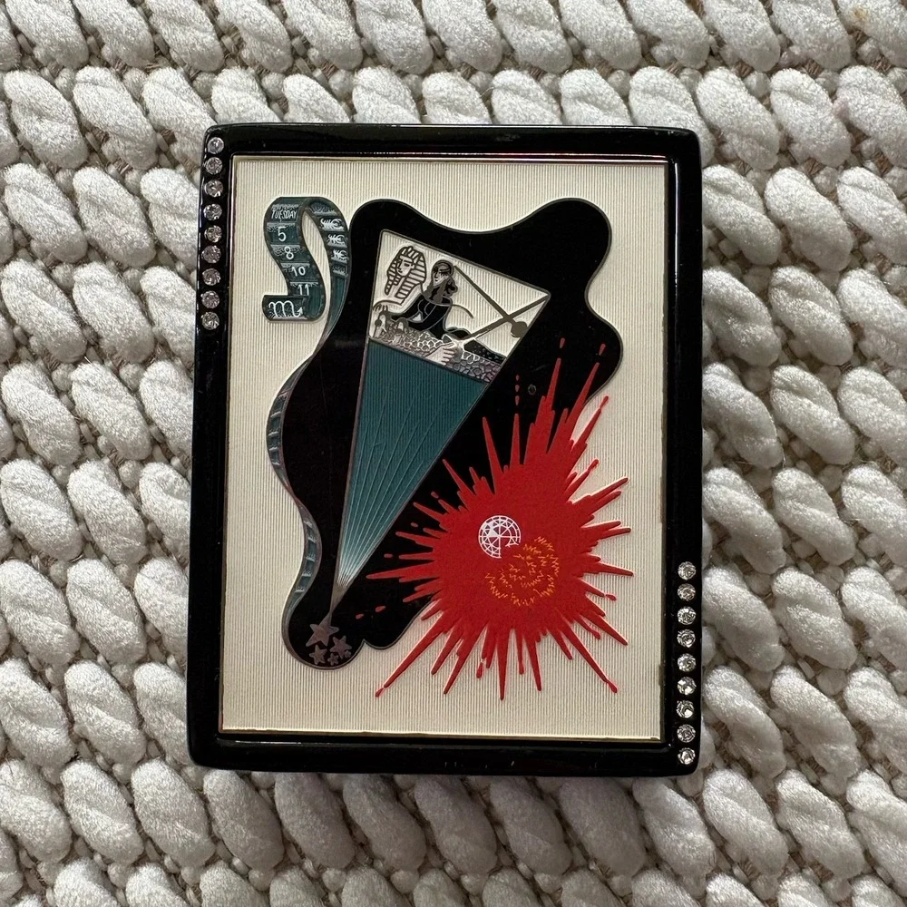 Estée Lauder Collectible Powder Compact Art Deco Erte Zodiac SCORPIO